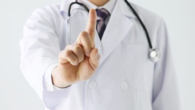 diagnostic de parasites par un médecin